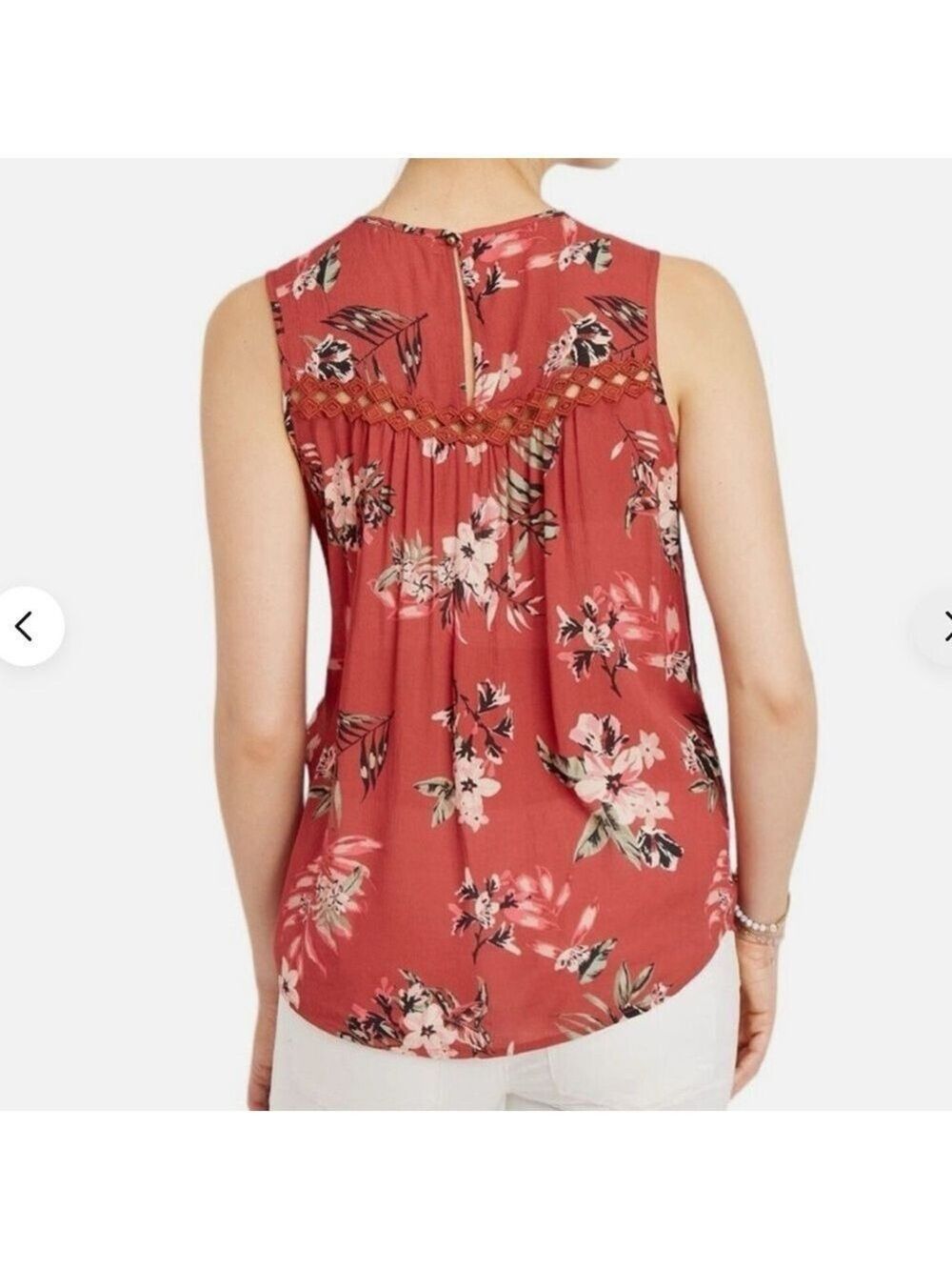 Women’s Maurices Sleeveless Tank Top with crochet details XXL NWT - Picture 14 of 15